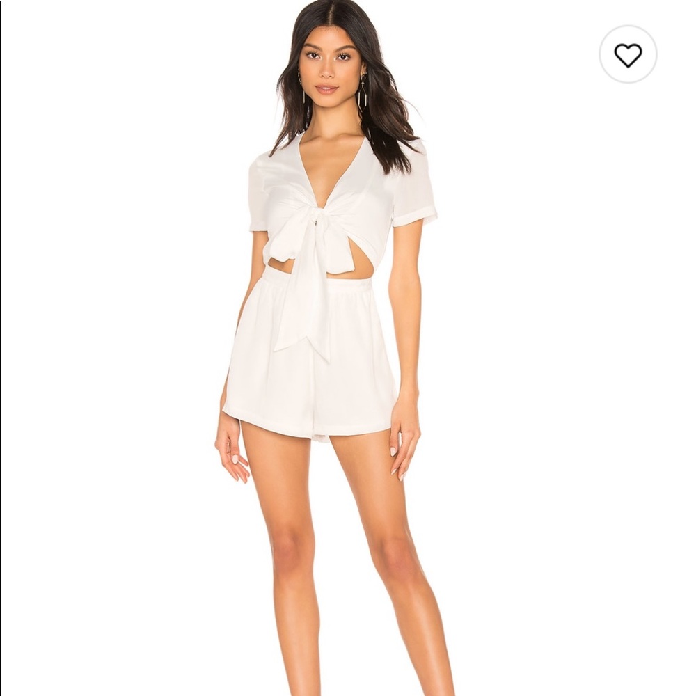 Super down romper from revolve